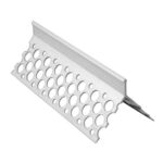 PVCu Render Corner Bead  White 15mm x 2.5m