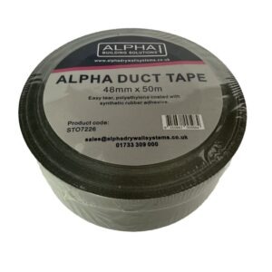 Alpha Grey Duct Tape 48mm x 50m Duct Tape (60 per box)