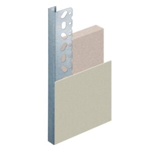 Alpha Drywall Systems Plaster Board Edging Bead 12.5mm x 3.0m (50 per box)